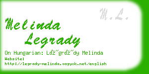 melinda legrady business card